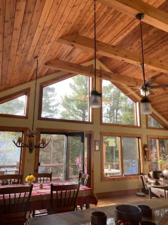 Whiteface Resort on West Branch Ausable River. See Whiteface Mtn from our deck