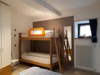 Apartment in restored Rustico directly on the lake, open all year.