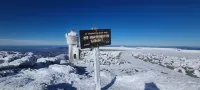 Snowmobiling & Fourwheelering right out on the main trail