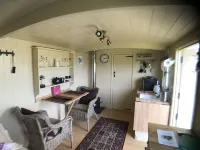 Luxury Shepherd's Hut (The Hawthorn) at Templehall Hotels in Eyemouth