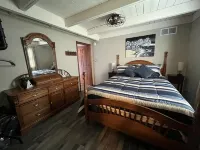 Lake view house with private pier lake access