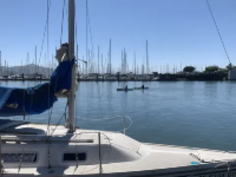 Cute houseboat, amazing location!!! Extremely walkable to restaurants and shops