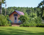 Love Shack! New Hot Tub, Soaker Tub, King Bed, Pine Trees, East Texas Stay