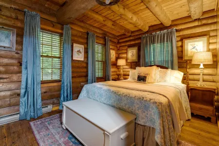 Little Log Cabin in the Woods