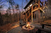 NEW Romantic Retreat/HotTub/FirePit/King Bed/Views - románticos
