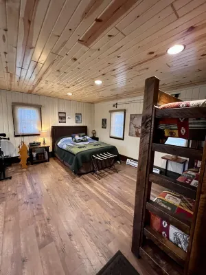 Riverfront cabin, on a secluded section of the Middle Branch, Pere Marquette Hotels near Whispering Oaks Campground