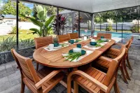 Florida nest - summer house with heated swimming pool. Pet friendly. - สระว่ายน้ำส่วนตัว