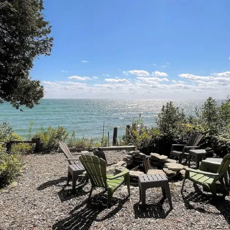 Beachfront House w/ Wi-Fi on Amazing Lake Michigan Site! Close to Sturgeon Bay