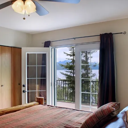 Waterfront House On Camp Bay, near Sandpoint with Dock and swimming area.