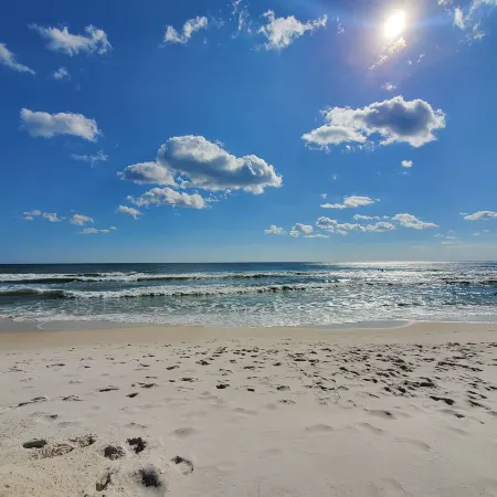 *Fall Dates*-Large Private Pool-Fire Pit-Walk to Beach-Dog Friendly-King Beds