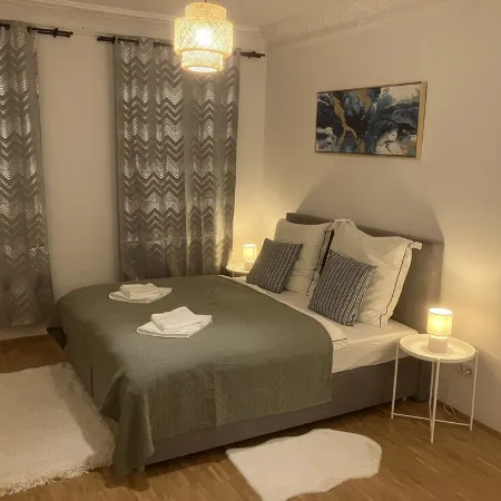 4-room residence for families and groups with balcony and garden view!