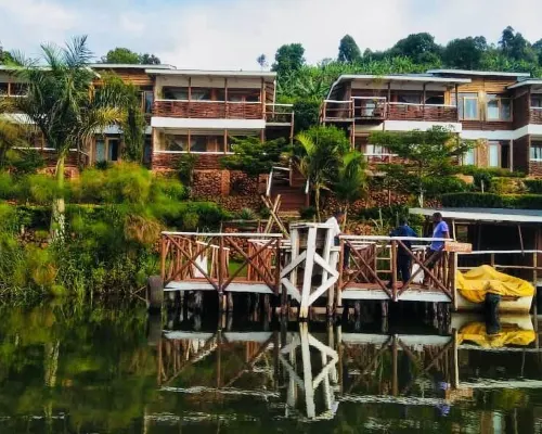 Lake Bunyonyi Rock Resort Hoteles en Distrito de Kabale