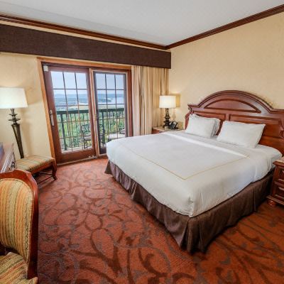 King Room with Partial Lake View Chateau on The Lake Resort Spa and Convention Center Promo Code