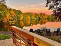 Exclusive Views and Cozy Deck Retreat - Stunning Lakefront Escape