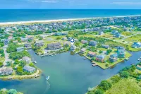 Waterfront home on a sound canal with shallow dock & sunset views - 2 dogs OK