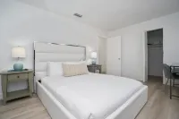 Sleek Kitchen and Cozy Living Area - Inviting Modern Haven Hotels in South Miami Heights