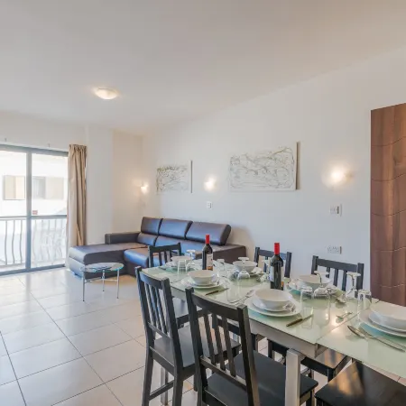 Seashells Apartments with Terrace, Just Off the Seafront in Bugibba - by Getawaysmalta