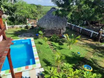 Casa de playa con piscina para 6 personas-las peñitas Hoteles en Las Peñitas