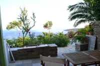 Studio at Villa Ioanna with Gorgeous Sea View Hotels in Panormos