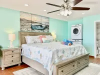Fantastic! 3 BR! STEPS to the sand on Sapphire Beach Waterfront ocean view patio