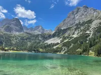 Chalet apartment with panoramic mountain views at the foot of the Zugspitze Hotels in Ehrwald