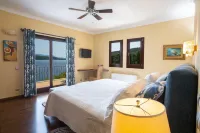 Private waterfront villa with pool and two private beaches