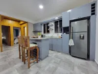 Modern apartment, ocean and mountain views