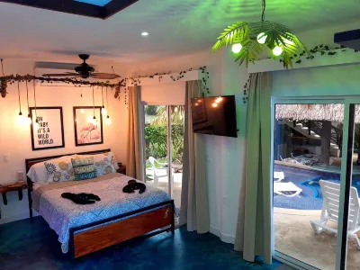 GECKO "POOL SIDE" BUNGALOW--Boutique Resort --Stunning Pool-- Airport Shuttle!