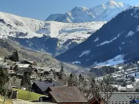 Duplex 50m2 pied des pistes 6 pers les saisies hauteluce / contamines montjoie