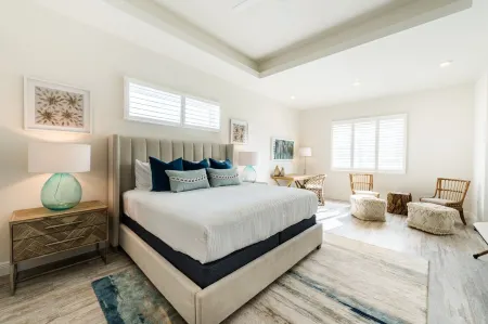 7 Mile Beach Private Beach Club. Ocean views from Roof Terrace and Pool Pavilion