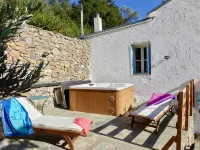 Country house near SPILI with peaceful garden, orange trees and jacuzzi