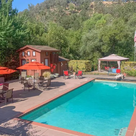 Wine Country Retreat at Private Creekside House!
