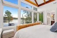 New Designer Lakefront Dock Putting Green Golf Sim