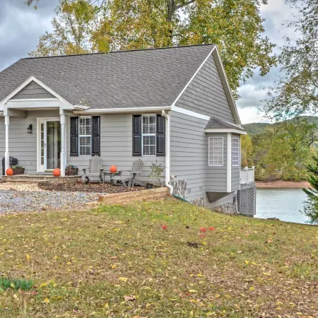 Lakefront Hiawassee Home w/ Boat Dock & Hot Tub!