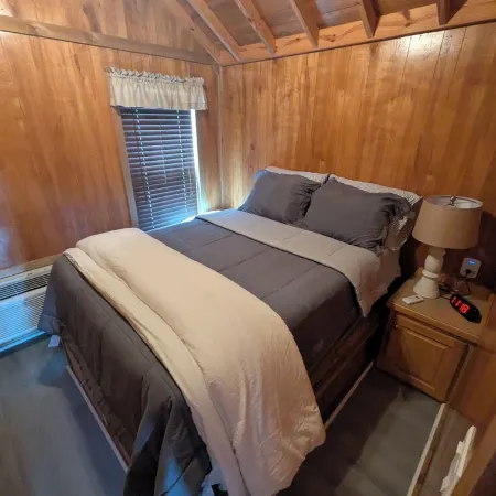 The coastal cabin ready for your family, friends, and your furry family members.