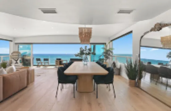 Beachfront Boho Dream Penthouse. Walk 2 Everything!   Newly designed  SLEEPS 10!