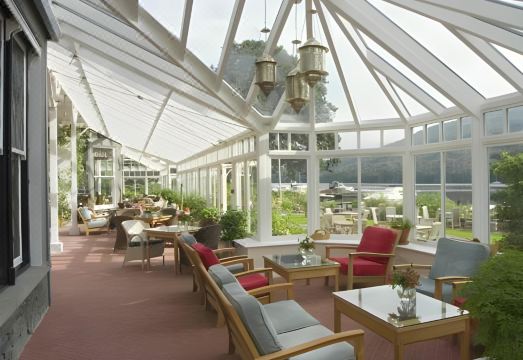 영국 윈더미어 호수의 아름다운 전경