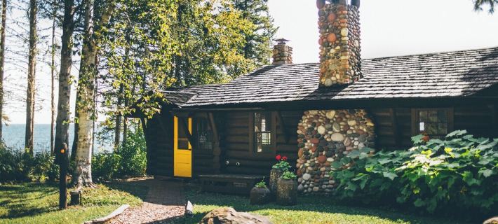 Storybook Northwoods Log Cabin on Lake Superior between Lutsen and Grand Marais Hôtels à&nbsp;: Comte de Cook