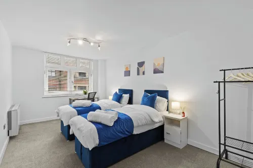 Stylish Luxury 2Bed 2Bath Apartment in Nottingham City - Free Parking