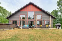 Modern Lakeside Chalet on Crow Wing Chain w/ Dock! - 3-Star