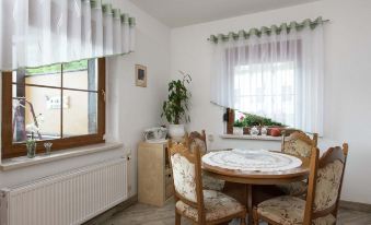 Cozy Apartment in Ore Mountains with Balcony and Garden