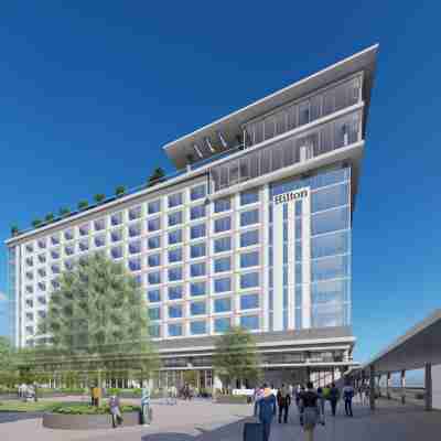 Hilton BNA Nashville Airport Terminal Hotel Exterior