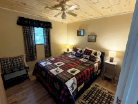 Cozy lakefront home on Dowling Lake, Superior WI. Private dock w/Kayaks.