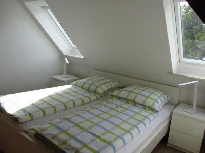 Bright charming apartment with garden, terrace, WLAN