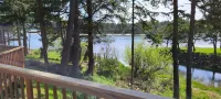 Very quiet Pacific City home with amazing river views from the deck!