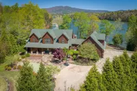 Easy Lakefront Access w/Dock, Firepit, & Mtn Views for Family Fun!