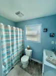 Cozy water front home with a swimming pool near beaches and Old Town BSL!