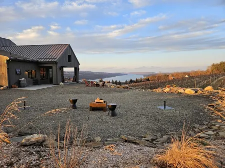 Finger Lakes House has private Pool, Fire Pit & Extra Amenities in Hammondsport