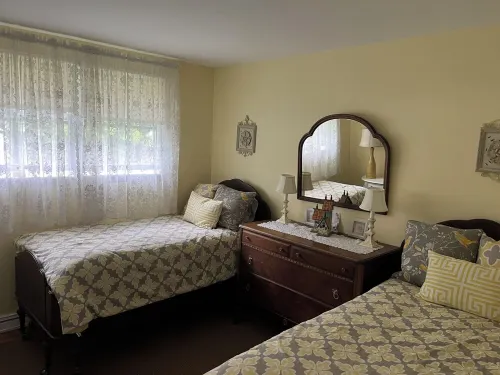 Relax and enjoy this private location in Hampton Bays