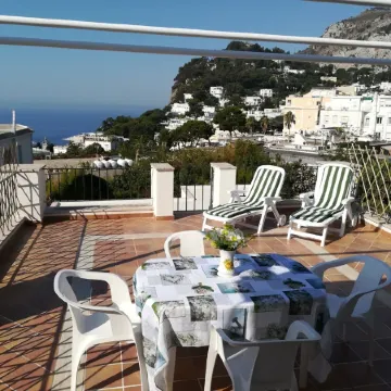 A centrally located house with a breathtaking view of the Island.